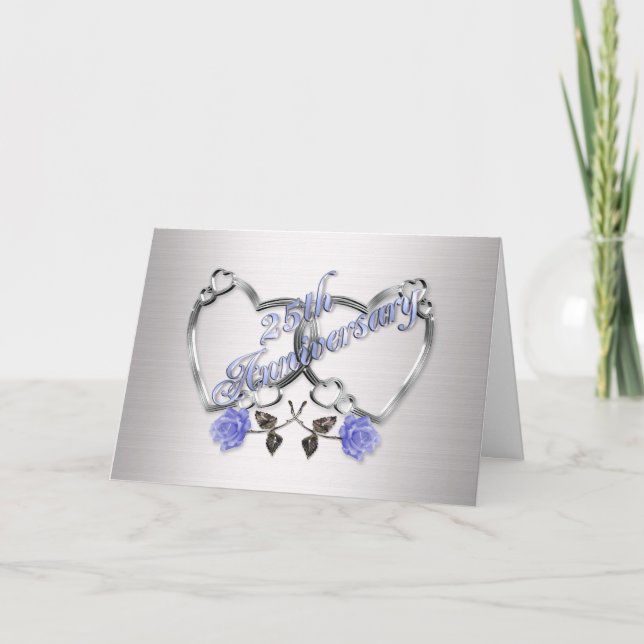 25th Anniversary silver Invitation (Front)