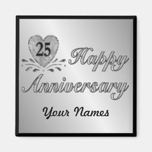 25th Anniversary - Silver Magnet