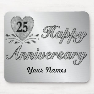 25th Anniversary - Silver Mouse Mat