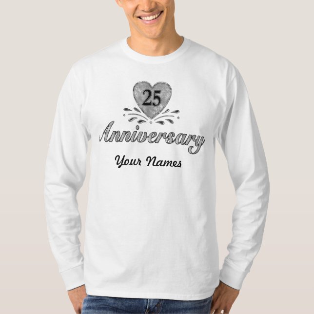 25th Anniversary - Silver T-Shirt (Front)