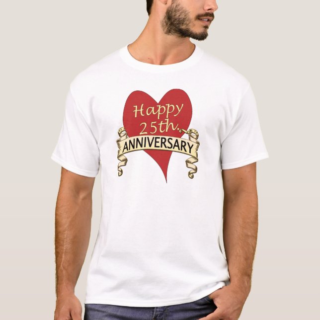 25th. Anniversary T-Shirt (Front)