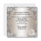 25th Anniversary Wedding Cream Rose Silver Party