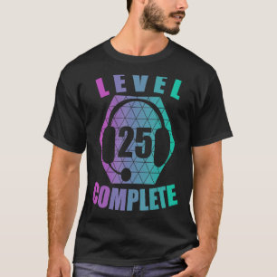 25th Birthday 25 Years Gamer Gaming Console Video T-Shirt