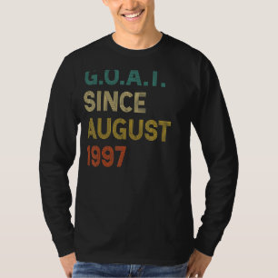 25th Birthday 25 Years Old Goat Since August 1997 T-Shirt