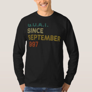 25th Birthday 25 Years Old Goat Since September 19 T-Shirt