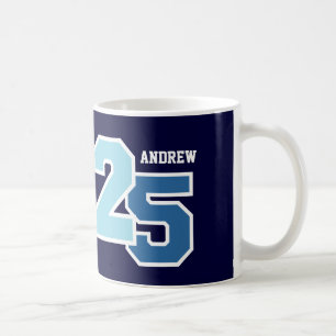 25th Birthday AQUA and TEAL V002C Coffee Mug