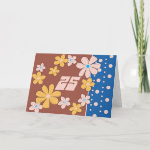 25th Birthday Card