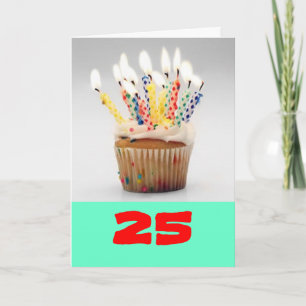25th Birthday Card
