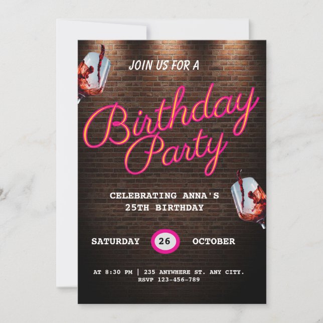 25th Birthday Cards (Front)