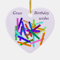 25th Birthday Ceramic Heart