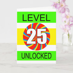 25th Birthday Computer Gamer Card