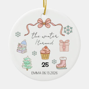 25th Birthday Gift for Daughter Milestone Birthday Ceramic Tree Decoration
