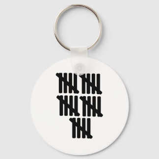 25th birthday key ring