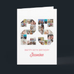 25th Birthday Number 25 Photo Collage Personalised Card<br><div class="desc">Celebrate momentous 25th Birthday with this cute card. It's a personalised photo collage birthday card that allows you to create a truly unique and memorable design. This customisable template lets you insert your own cherished photos, capturing the precious moments throughout the year. This custom card is perfect for commemorating your...</div>