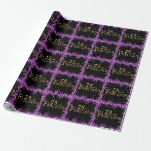 25th Birthday Wrapping Paper