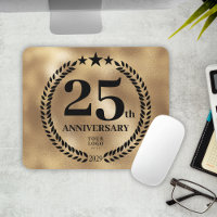 25th Business Anniversary Gold