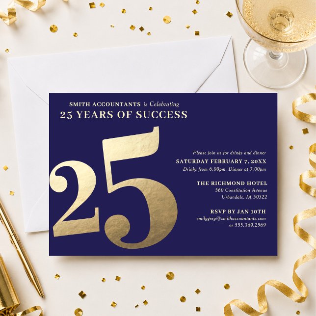 25th Business Anniversary Invitation (Creator Uploaded)