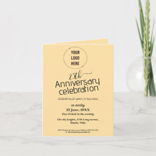 25th company anniversary celebration invitation