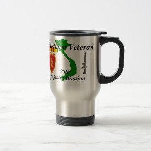 25th Inf Div Vietnam Vet tm/1 Travel Mug