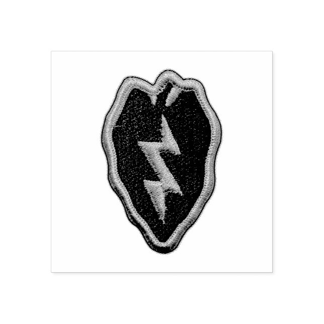25th infantry division 25th ID veterans vets Patch Rubber Stamp (Imprint)