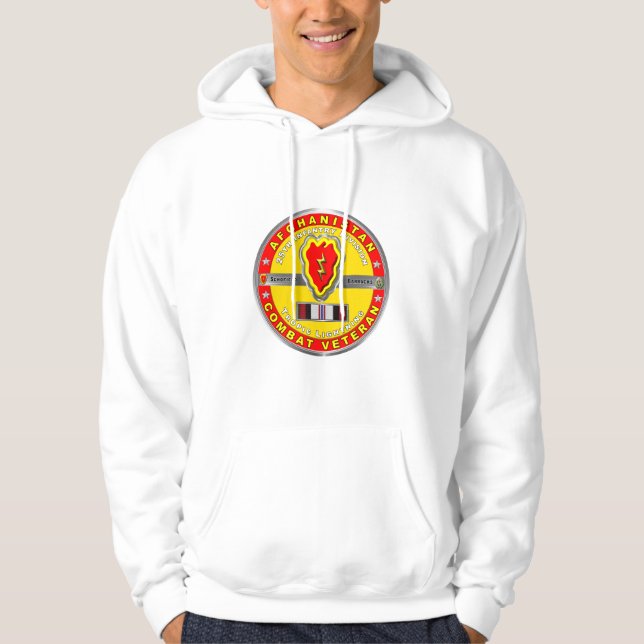 25th Infantry Division Afghanistan Veteran Hoodie (Front)