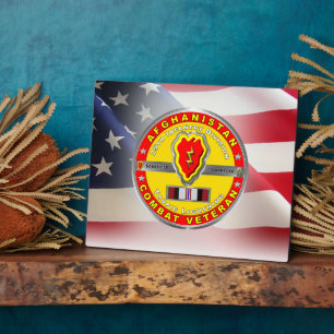 25th Infantry Division Afghanistan Veteran Plaque