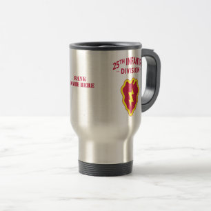 25th Infantry Division Badge Customisable Travel Mug