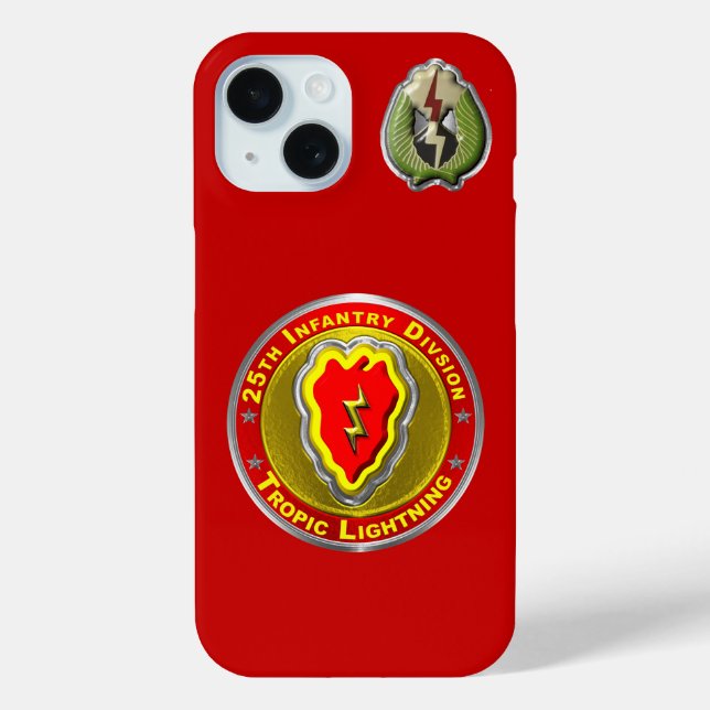 25th Infantry Division  Case-Mate iPhone Case (Back)
