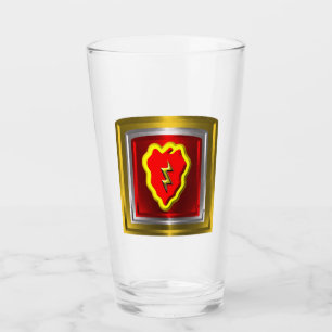 25th Infantry Division Customised Patch Glass