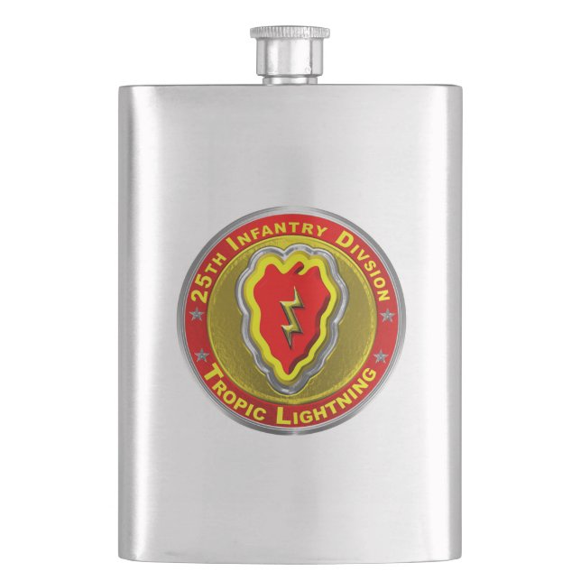 25th Infantry Division Hip Flask (Front)