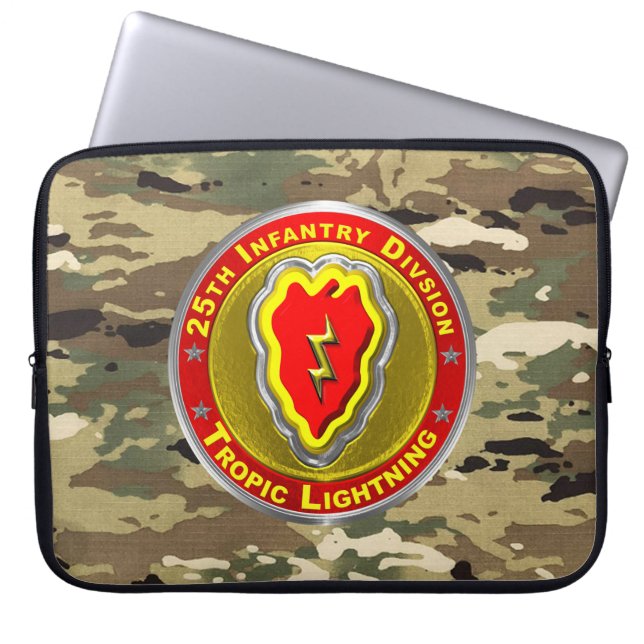 25th Infantry Division  Laptop Sleeve (Front)