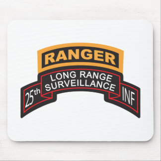 25th Infantry Division LRS Scroll, Ranger Tab Mouse Mat