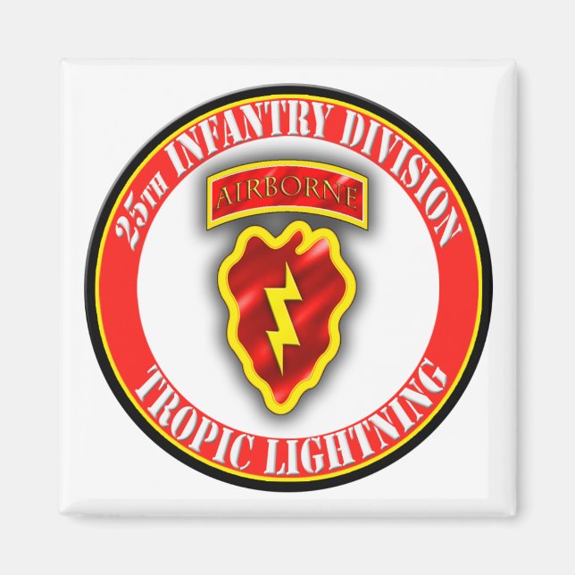25th Infantry Division Magnet (Front)
