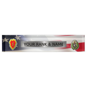 25TH Infantry Division Nameplate