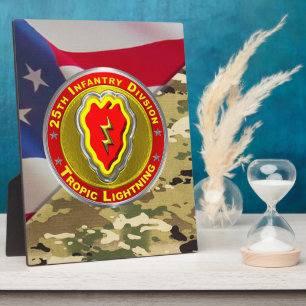 25th Infantry Division Plaque