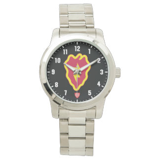 25th Infantry Division Stainless Steel Watch