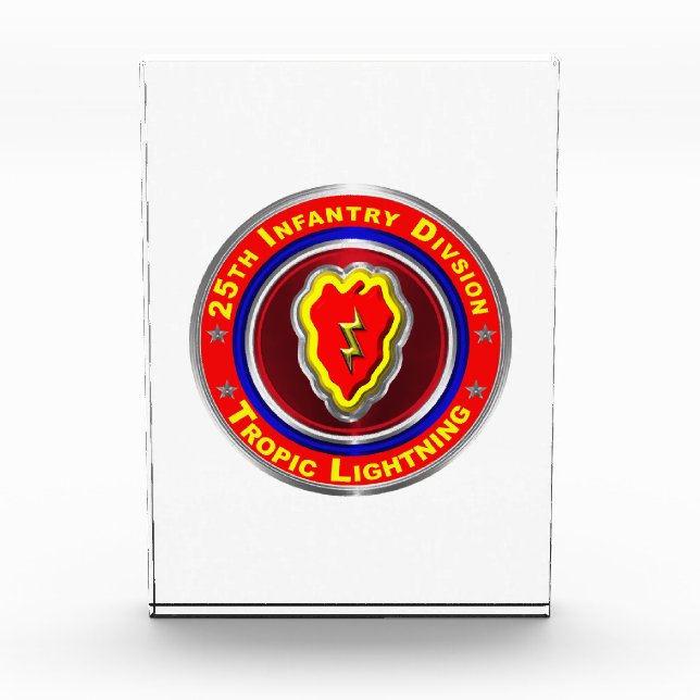 25th Infantry Division “Tropic Lightning”  Photo Block (Front)