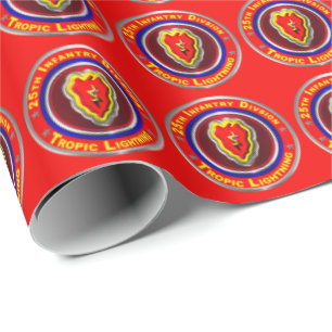 25th Infantry Division “Tropic Lightning” Wrapping Paper