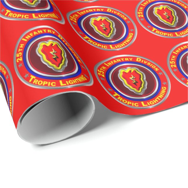 25th Infantry Division “Tropic Lightning” Wrapping Paper (Roll Corner)