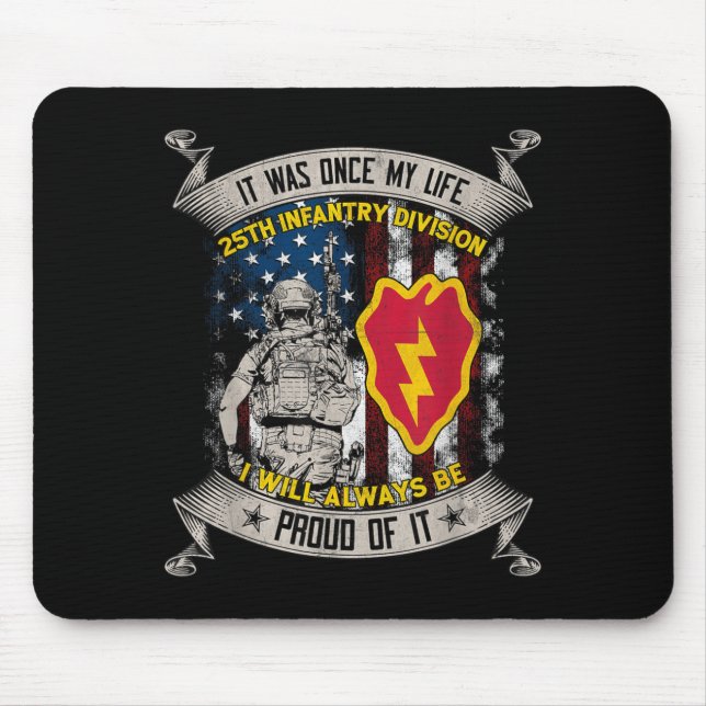 25th Infantry Division Veteran Schofield Barracks Mouse Mat (Front)