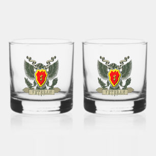 25th Infantry Division Veteran Whiskey Glass