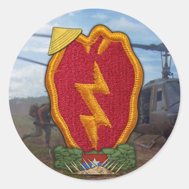 25th infantry division vietnam war patch Stickers (Front)
