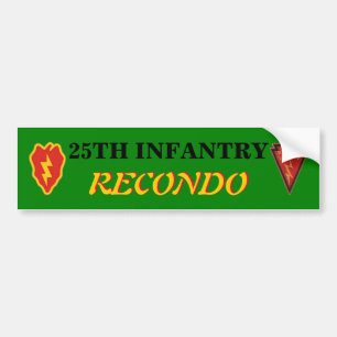25TH INFANTRY RECONDO BUMPER STICKER