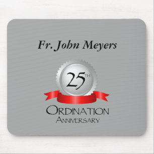 25th Ordination Anniversary Cross Host Mouse Mat