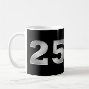 25th Silver Anniversary Mug