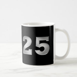 25th Silver Anniversary Mugs or Steins