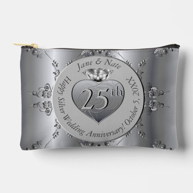 25th Silver Anniversary Print Cut Sew Bag (Front)