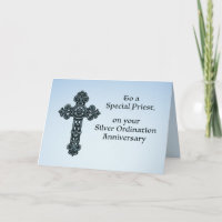 25th Silver Ordination Anniversary Priest, Cross