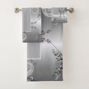 25th Silver Wedding Anniversary Towel