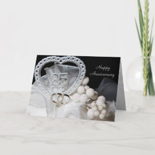 25th Wedding Anniversary Card